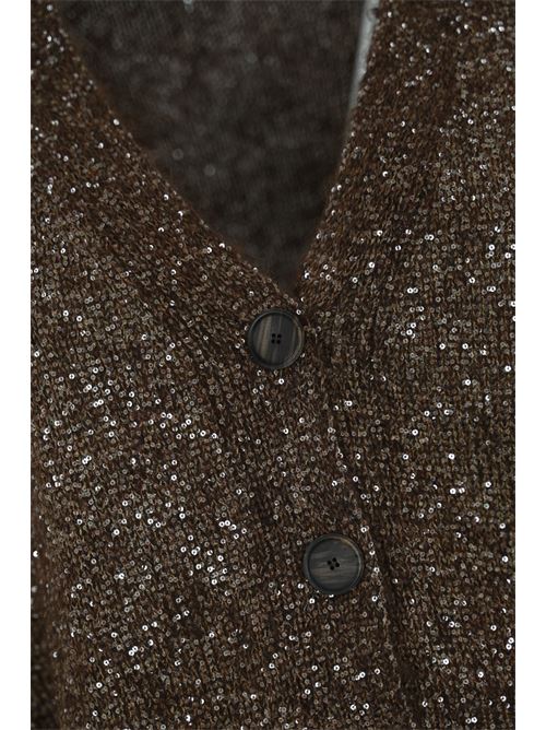 Cardigan con paillettes in misto alpaca D. Exterior | 5933818CAM